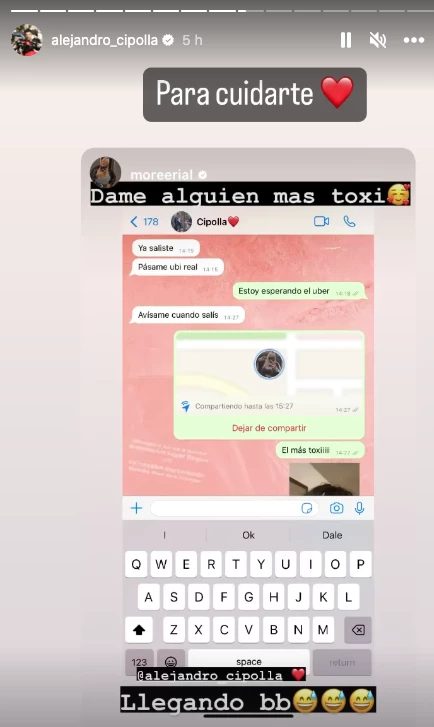 La respuesta de Alejandro Cipolla a Morena Rial