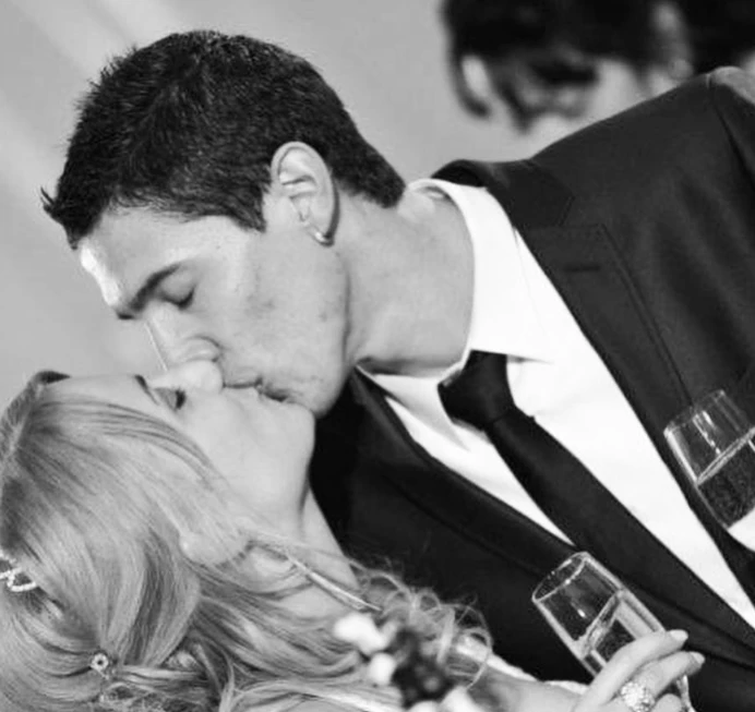 Ángel Di María y Jogelina Cardoso celebraron su aniversario