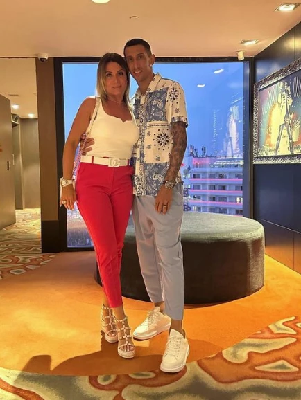 Ángel Di María y su esposa cumplieron 12 años de casados
