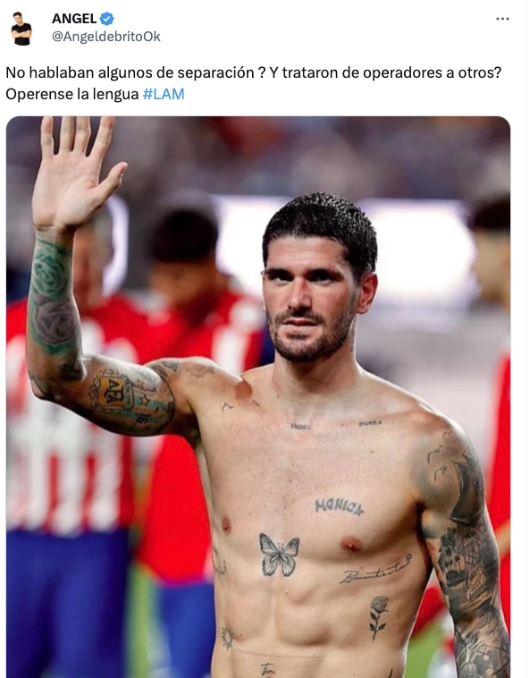 El tuit de Ángel de Brito sobre Rodrigo de Paul