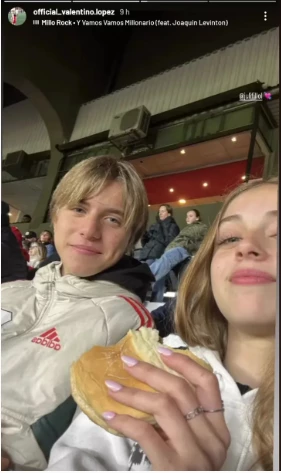 El hijo de Wanda Nara se mostró con su novia