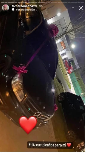 El auto que L-Gante le regaló a Tamara Báez