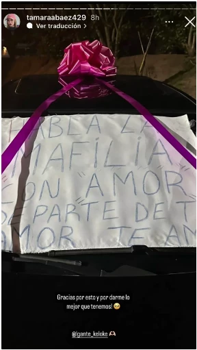 La dedicatoria de L-Gante para Tamara