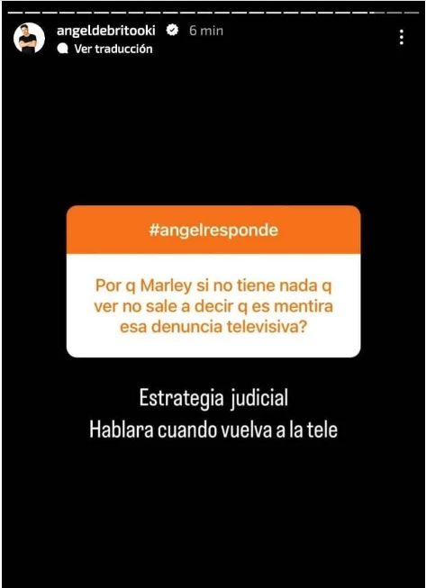 De Brito contó por qué Marley no habla de su denuncia