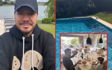Marcelo Tinelli mostró como nunca su mansión de Nordelta
