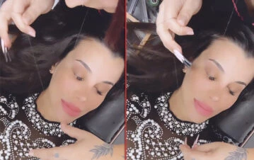 Charlotte Caniggia mostró la costosa y dolorosa técnica con la que le depilan el bozo