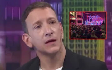 Nico Vázquez se dio un golpazo en plena función de Tootsie: "Fue un blooper muy..."