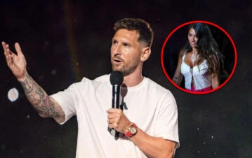 El jugado look de Antonela Roccuzzo en la presentación de Messi en Miami