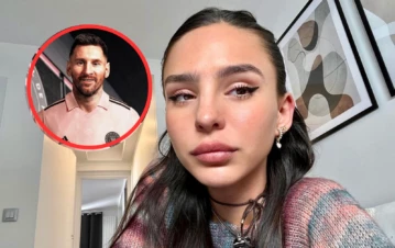 Qué se hizo en el look Juanita Tinelli para el debut de Messi en Miami