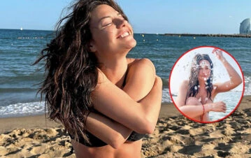 Las fotos sin ropa de Jujuy Jiménez en España luego de su polémica separación por infidelidades