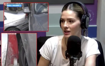 La China Suárez chocó mientras intentaba escapar de los periodistas en la calle: "Casi atropella a un..."