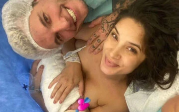 Melody Luz enfureció al revelar por qué no mostrarán la cara de su bebé con Alex Caniggia