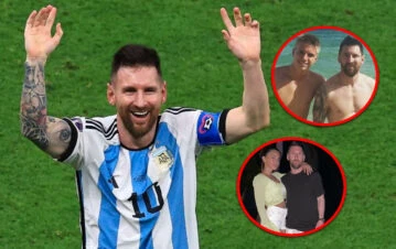 Las increíbles fotos de Lionel Messi en las playas de Bahamas