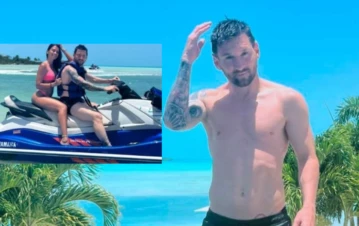 El álbum de fotos más romántico de Lionel Messi y Antonela Roccuzzo en las playas de Bahamas