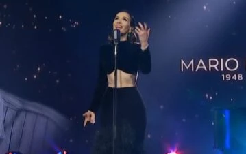 El conmovedor video de Natalia Oreiro cantando 'No es mi despedida' en los Martin Fierro