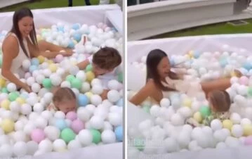 El video del divertido blooper de Pampita en el cumpleaños de Ana García Moritán