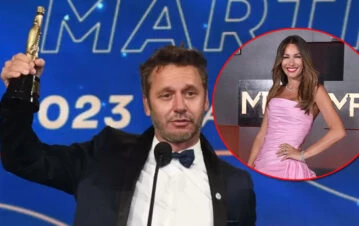 El amoroso gesto de Pampita cuando Benjamín Vicuña ganó el Martín Fierro
