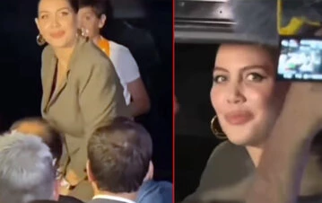 Así fue el recibimiento a Wanda Nara en Turquía con mensajes por su grave enfermedad