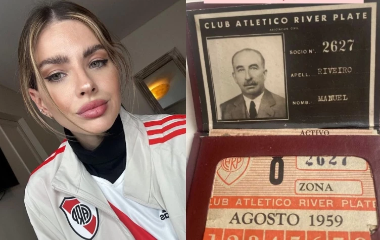 La China mostró su reliquia de River.