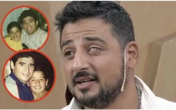 El ex Chiquititas Diego Mesaglio mostró la reliquia que heredó de Diego Maradona valuada en 200 mil dólares