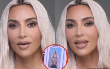 ¡De locos! Kim Kardashian fue a renovar la foto de su licencia de conducir con peluquero y maquillador: "Es para..."