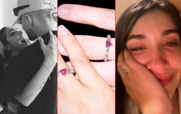 María Becerra le pidió casamiento a su novio J Rei y confirmó el compromiso con un tierno mensaje