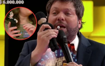 El regalo que le hizo una participante de Los 8 escalones que sorprendió a Guido Kaczka