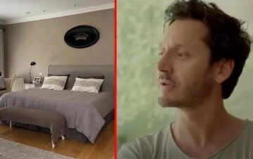 Benjamín Vicuña mostró cómo es su habitación en su casa de Barrio Parque