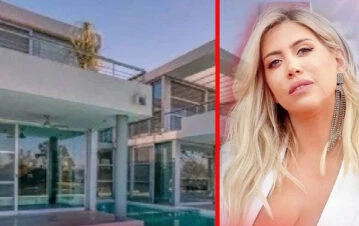Así es la lujosa mansión donde Wanda Nara transita su enfermedad: 7 ambientes, 5 baños y vista al lago