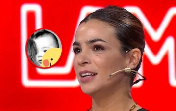 Agustina Cherri mostró por primera vez la carita de su hijo Bono