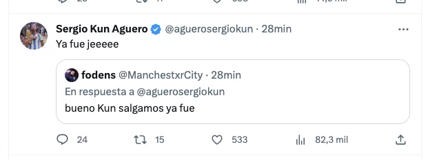 El Kun Agüero cortó con Sofía Calzetti