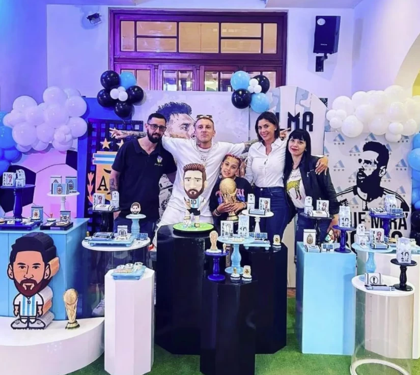 El Polaco y Valeria Aquino festejaron el cumpleaños de su hija