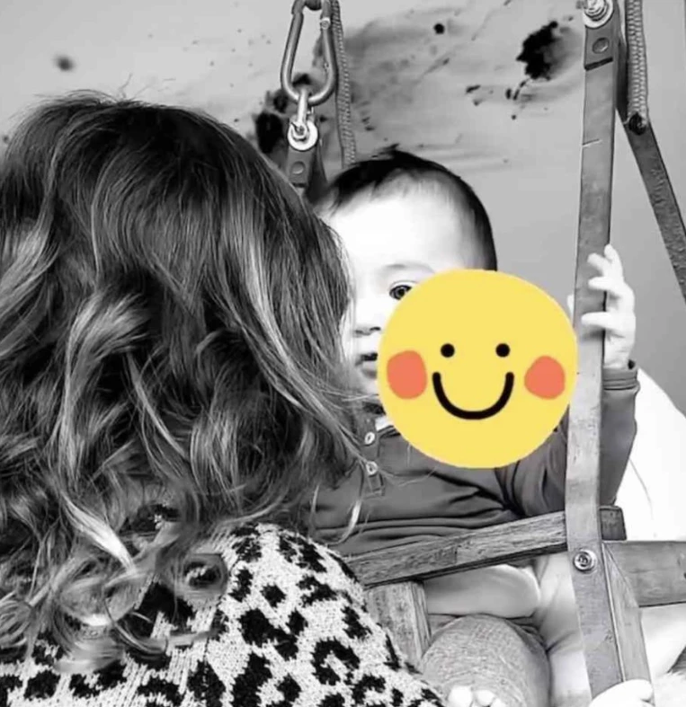 Agustina Cherri mostró por primera vez el rostro de su bebé