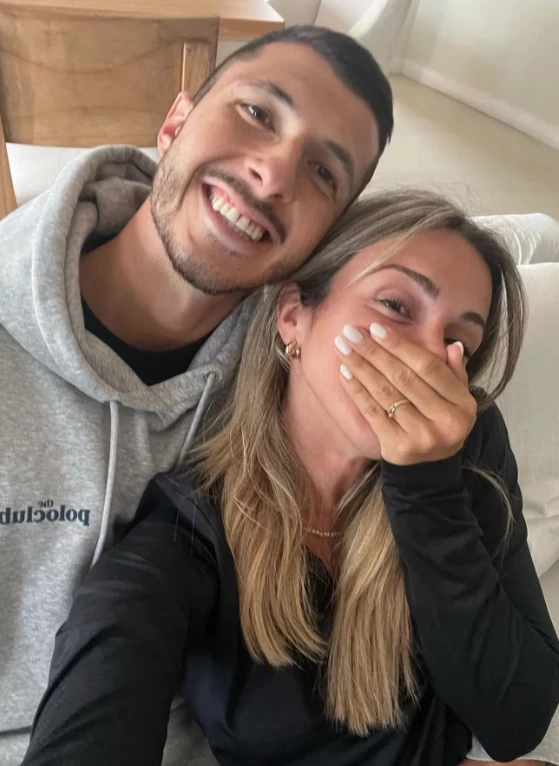 La felicidad de Guido Rodríguez tras confirmarse el embarazo de su novia