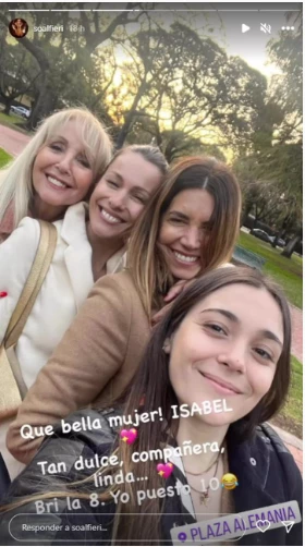 La salida de Pampita con su ex suegra