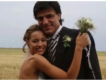 Pampita se casó en 2002 con Barrantes