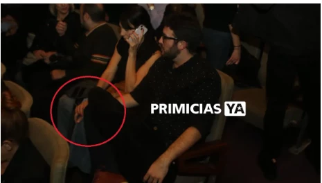 Paula de la mano con un hombre. (Crédito: PrimiciasYa)