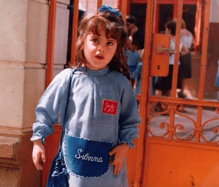 Silvina Luna en su niñez