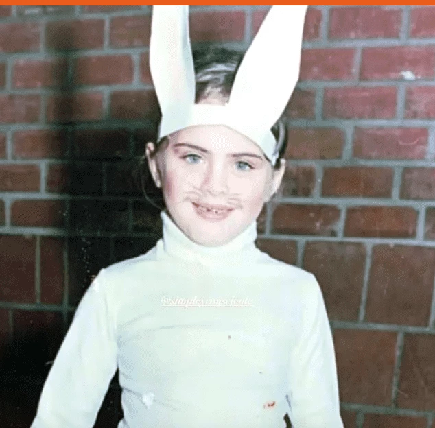 Silvina Luna en su niñez