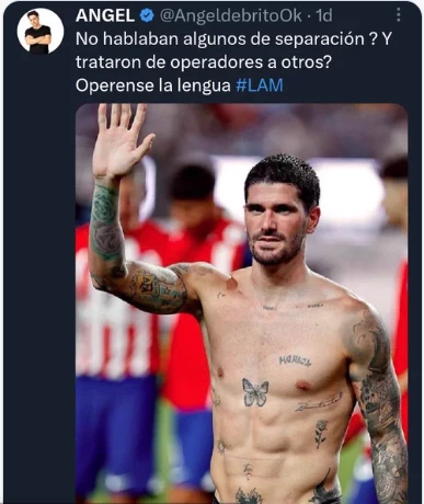 LA GENTE NO LE PERDONO ESTE TUIT A ANGEL DE BRITO. YANINA TAMBIEN FUE "CASTIGADA" POR LOS USUARIOS.