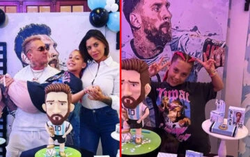 Las fotos de El Polaco y su conflictiva ex en el cumpleaños de su hija: qué pasó