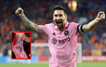 El hijo de qué famoso se quedó con la camiseta de Messi tras el golazo a New York