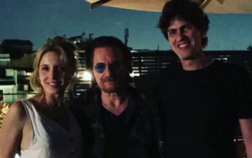 Martín Lousteau reveló cuál es el regalo que Bono de U2 le hizo a Carla Peterson