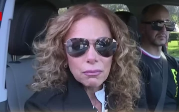 Iliana Calabró lloró desconsoladamente en el último adiós a Mariano Caprarola