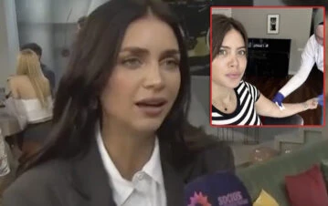 La inesperada reacción de Zaira Nara al ver a Wanda en una foto sacándose sangre: "Dejo media hora el telefóno y..."