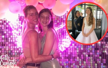 Las increíbles fotos de Allegra, la hija de Nicole Neumann, con vestidos de fiesta: "¿Para el 15 de su hermana?"