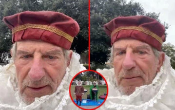 Pablo Alarcón empezó a actuar en una plaza y pasa la gorra para poder vivir: "Necesito la guita"