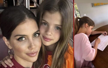 Wanda Nara mostró cómo prepara a su hija Francesca para volver al colegio en Turquía