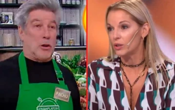 La furia de Carina Zampini tras atrapar a Pachu Peña haciendo trampa en Pasaplatos