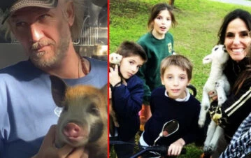 Cómo son y con cuántos animales vive Facundo Arana en su casa del country